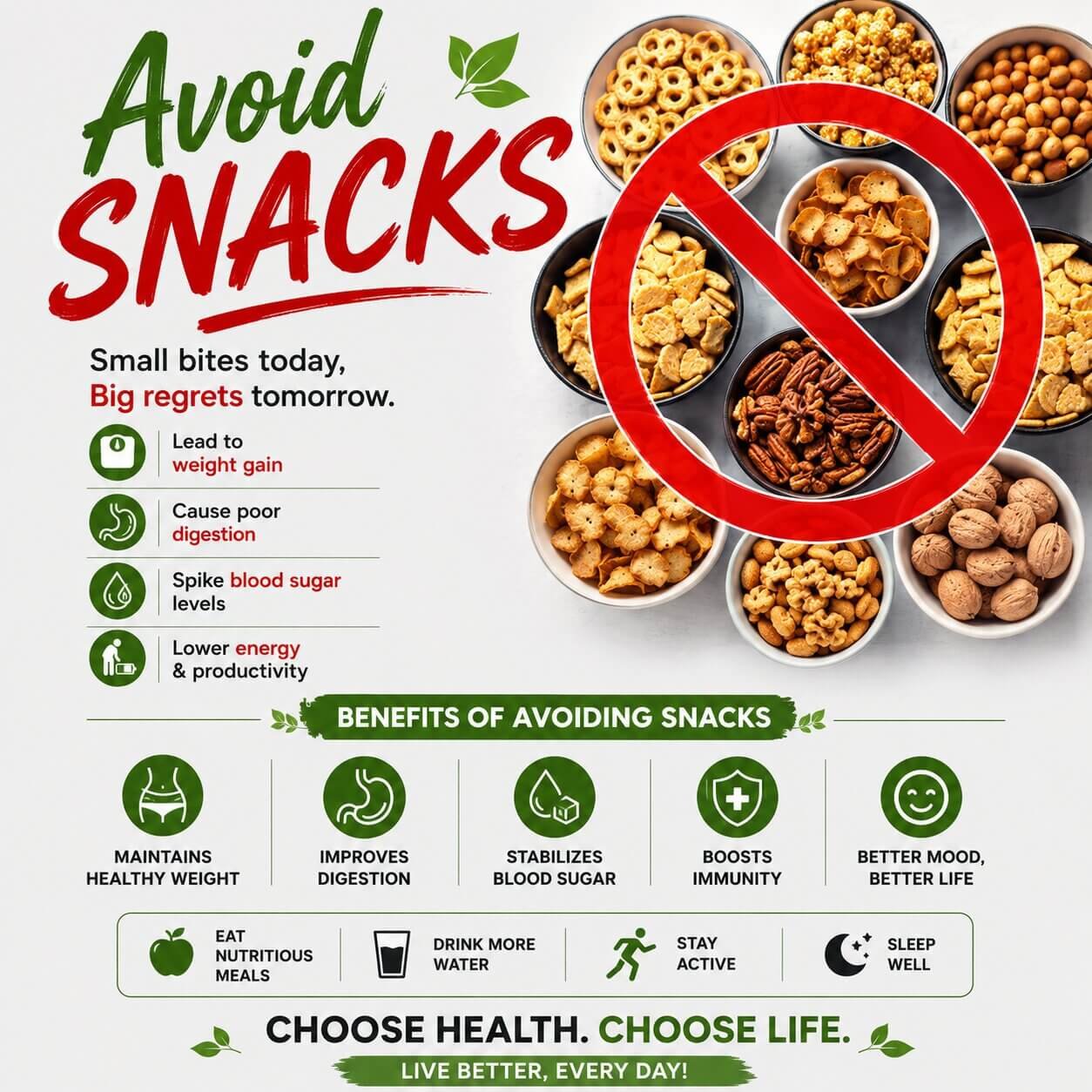 Avoid Snacks